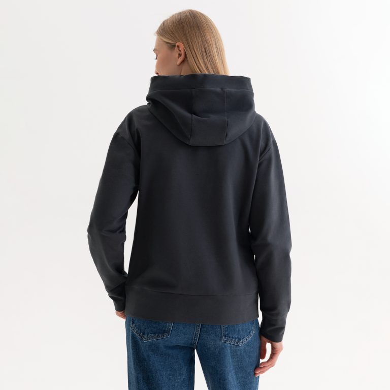 Худи с капюшоном, унисекс Алекс (Alex) антрацит, размер L — изображение 6