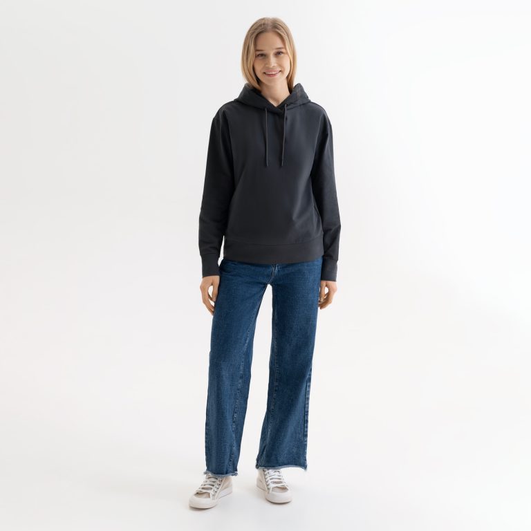 Худи с капюшоном, унисекс Алекс (Alex) антрацит, размер XL — изображение 4