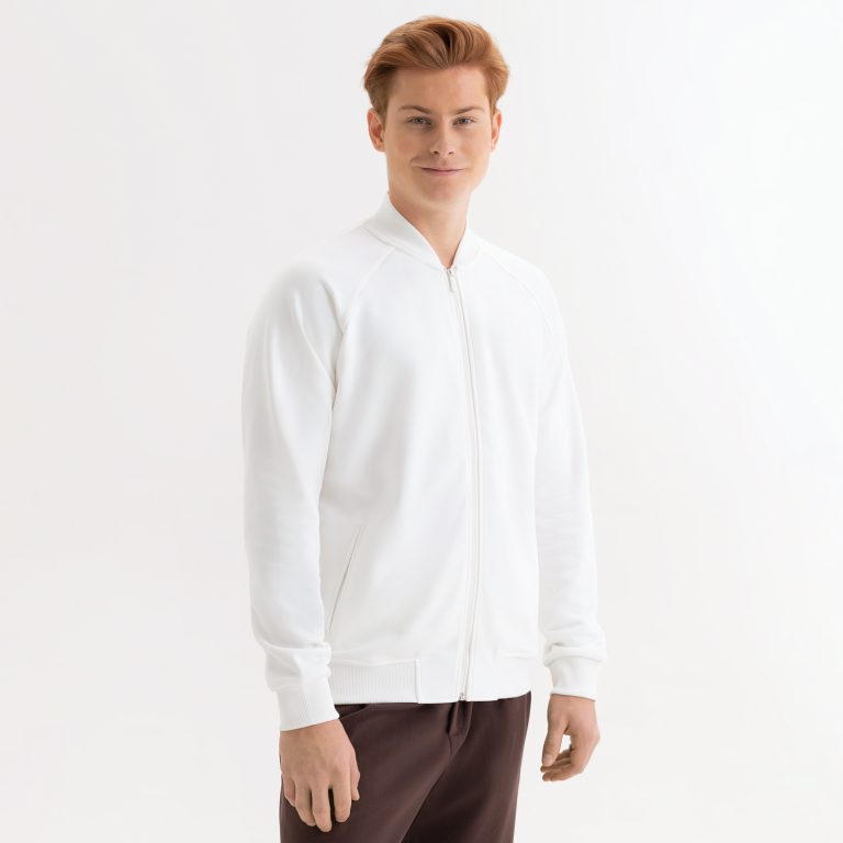 Толстовка на молнии, унисекс Торрес (Torres) белая, размер L — изображение 3