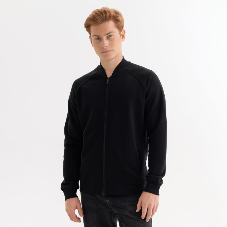 Толстовка на молнии, унисекс Торрес (Torres) черная — изображение 2