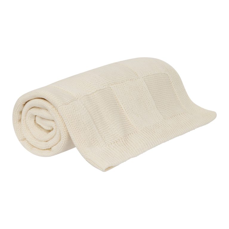 Плед Селла (Cella) вязаный, бежевый (без подарочной коробки) — изображение 3