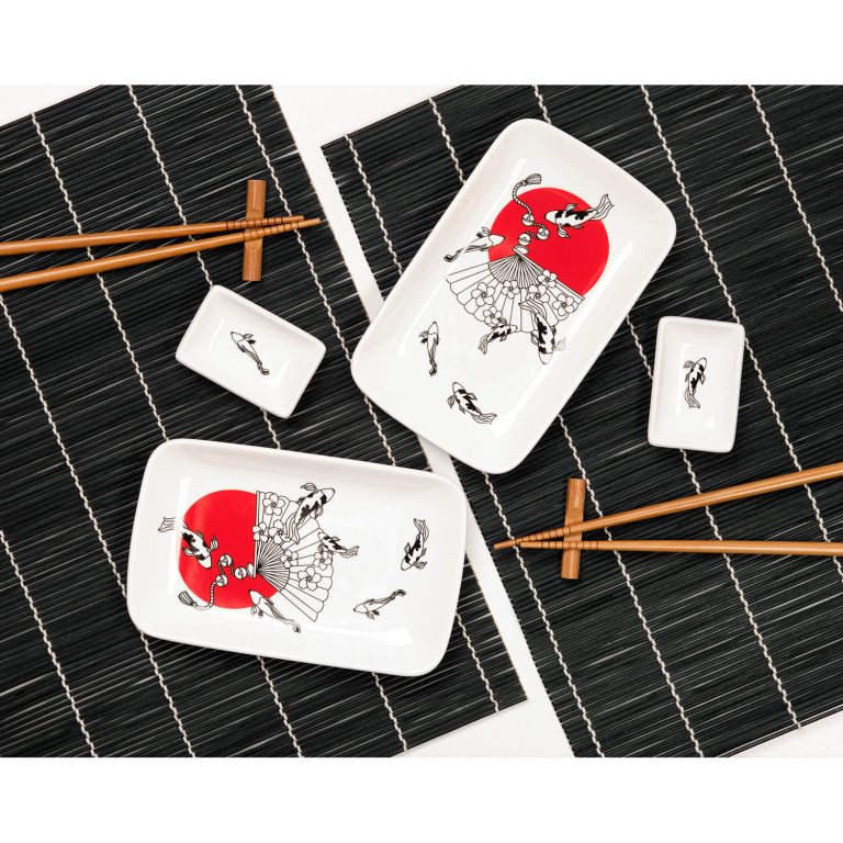 Набор для сервировки суши Токио (Tokyo) (10 предметов), черный — изображение 2