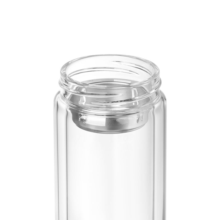 Бутылка стеклянная с двойными стенками Аравия (Aravia), синяя — изображение 4