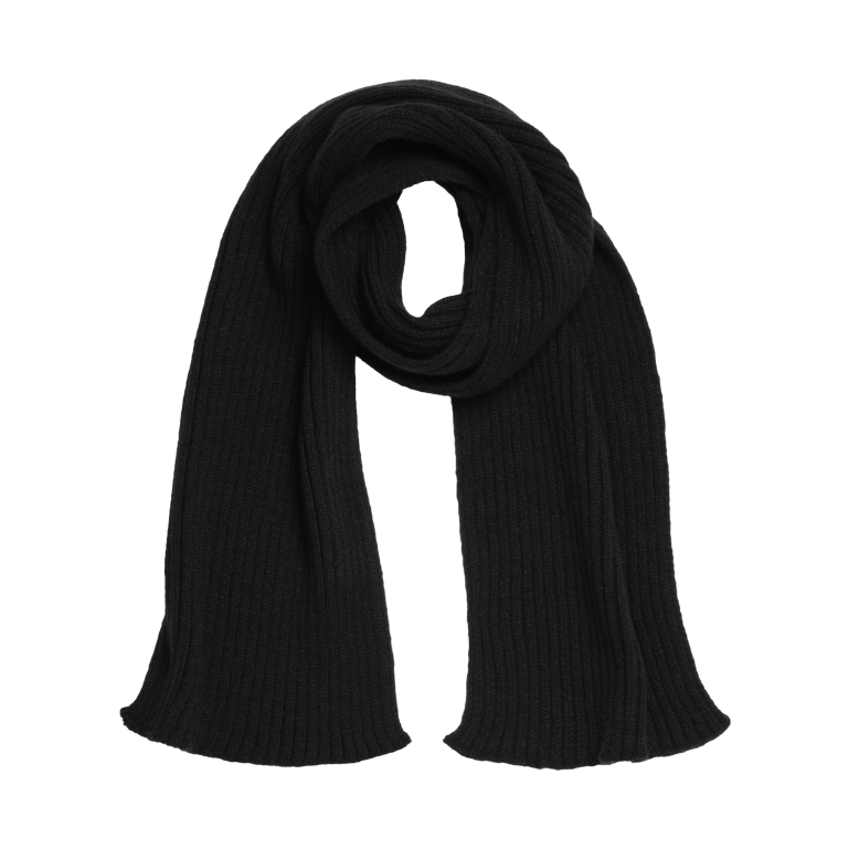 Шарф Форгес (Forges) вязаный, черный — изображение 6