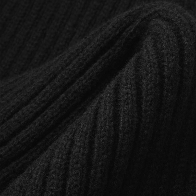 Шарф Форгес (Forges) вязаный, черный — изображение 7