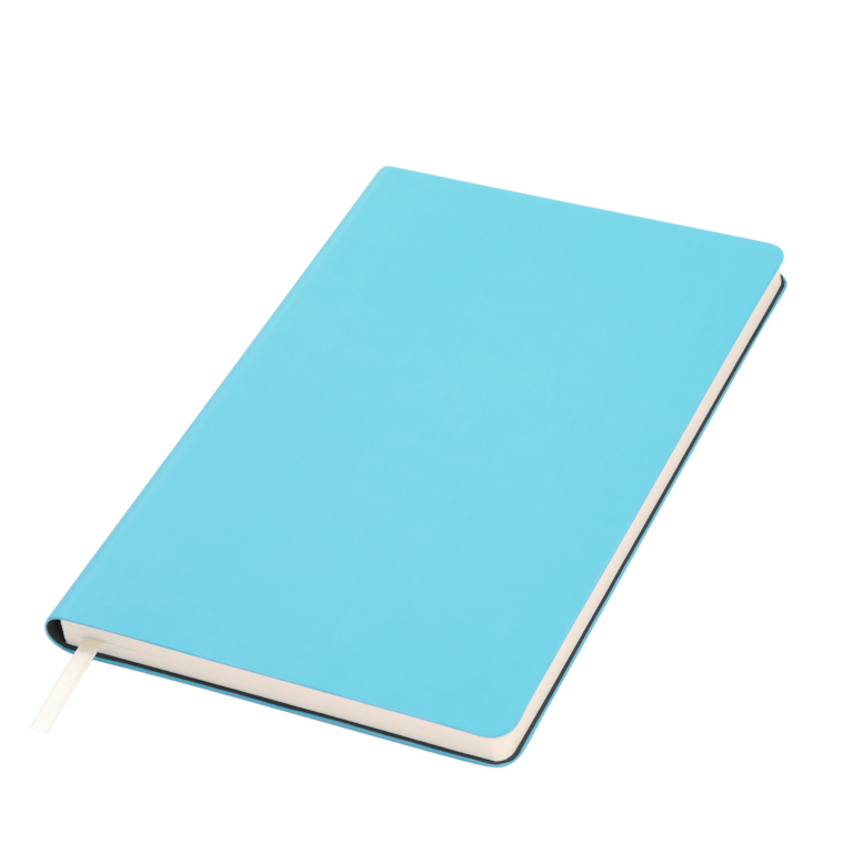 Ежедневник Спарк (Spark) недатированный, лазурный (без упаковки, без стикера, с серой подложкой) — изображение 2