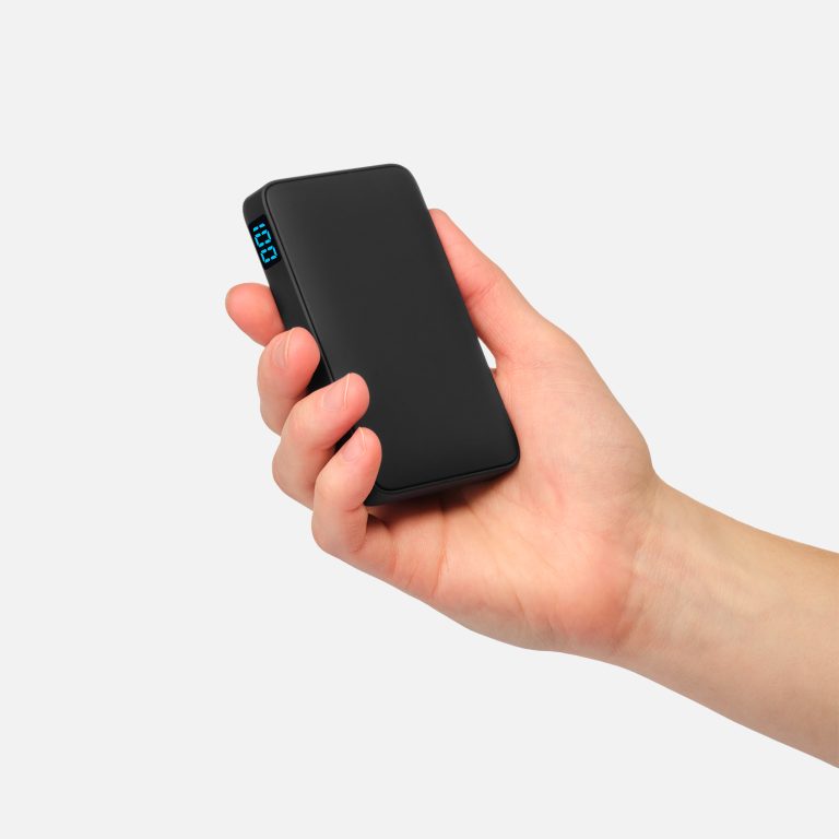 Внешний аккумулятор с подсветкой Анкор (Ancor) 5000 mAh, черный — изображение 7