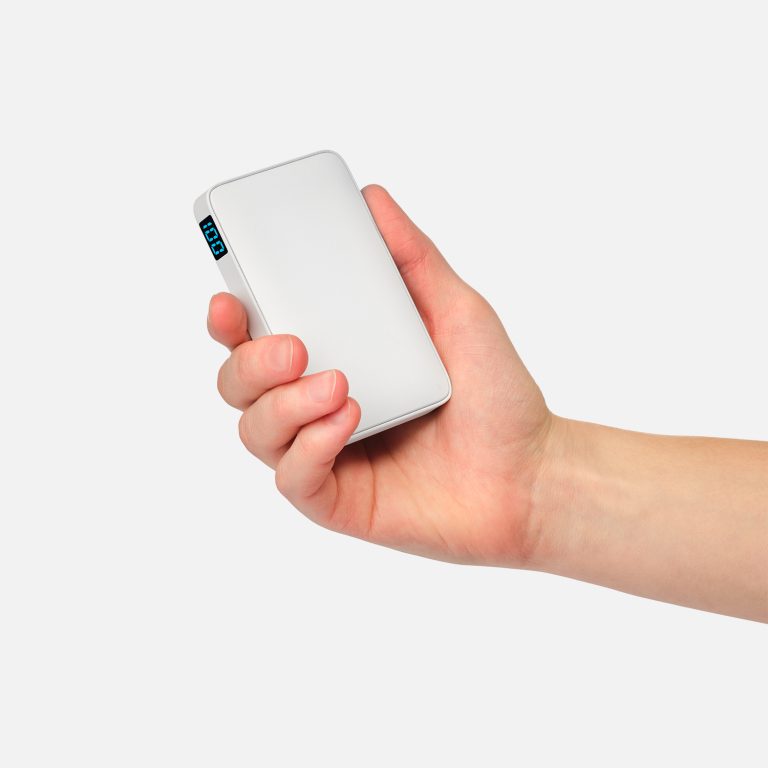 Внешний аккумулятор с подсветкой Анкор (Ancor) 5000 mAh, белый — изображение 7