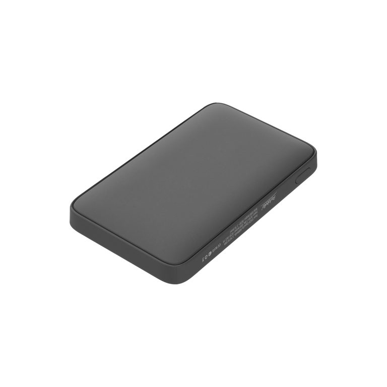 Внешний аккумулятор с подсветкой Анкор (Ancor) 5000 mAh, серый — изображение 2