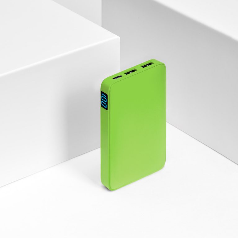 Внешний аккумулятор с подсветкой Анкор (Ancor) 5000 mAh, салатовый — изображение 8