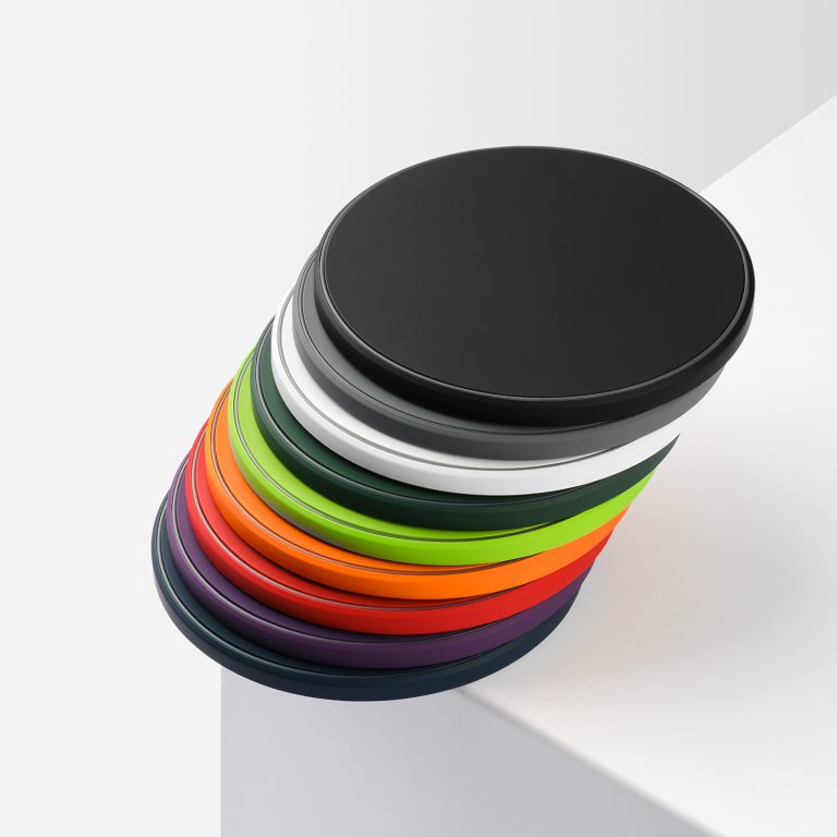 Беспроводное зарядное устройство с подсветкой 15W Аурис (Auris), салатовое — изображение 9