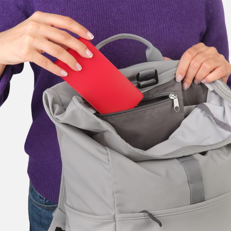 Рюкзак Бостон (Boston), светло-серый — изображение 8