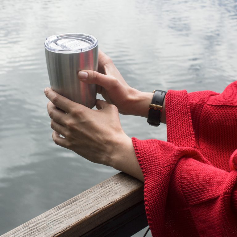 Плед Селла (Cella) вязаный, красный (без подарочной коробки) — изображение 9