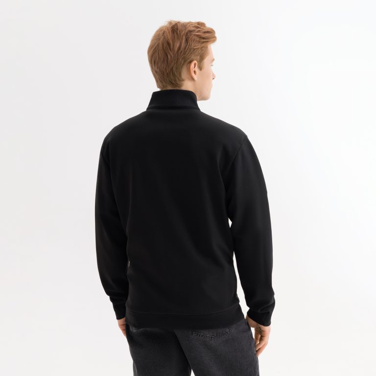 Толстовка на молнии Астин (Astin) черная, размер S/M — изображение 5