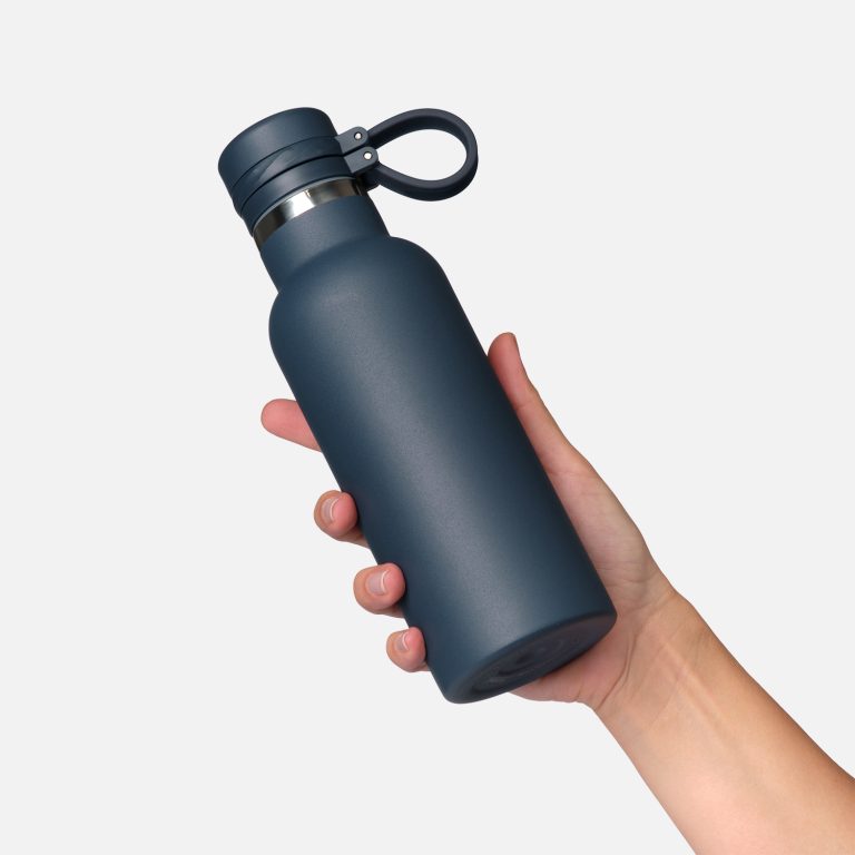 Термобутылка вакуумная герметичная Модена (Modena), синяя — изображение 10