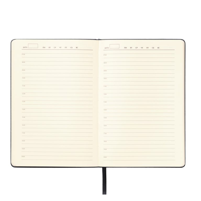 Ежедневник Верона (Verona) недатированный, черный — изображение 7