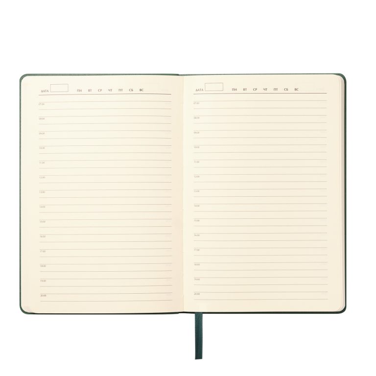 Ежедневник Верона (Verona) недатированный, зеленый — изображение 7