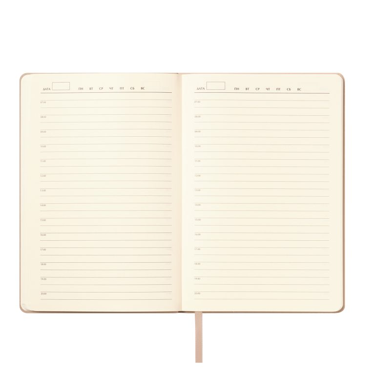 Ежедневник Верона (Verona) недатированный, бежевый — изображение 7