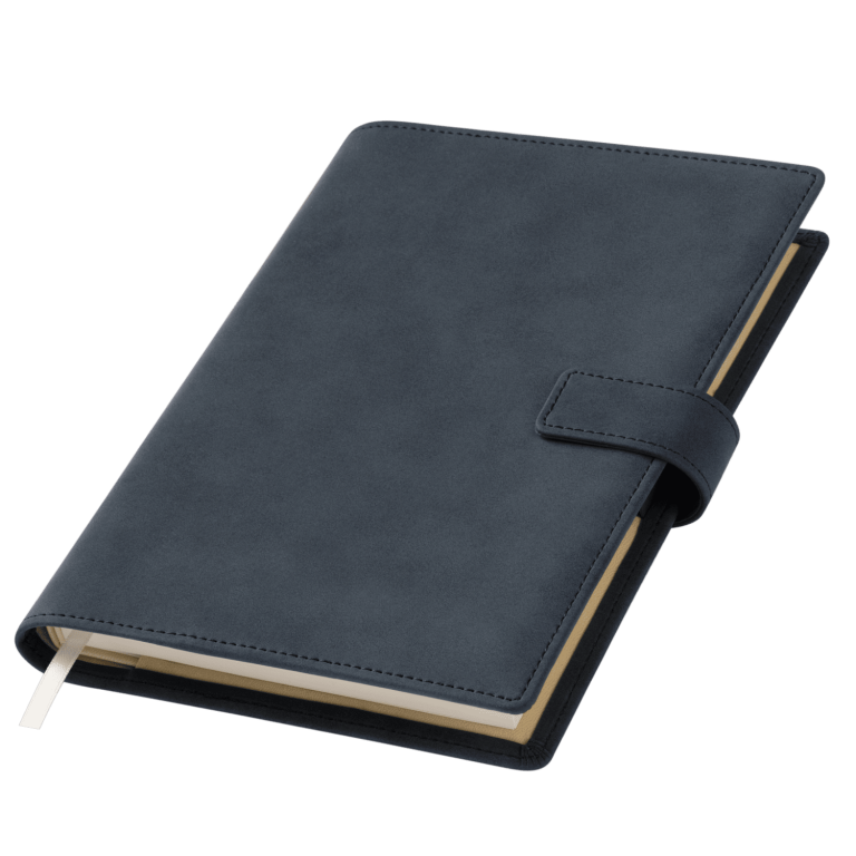 Ежедневник-портфолио Роял (Royal NEO) недатированный в подарочной коробке, синий — изображение 2