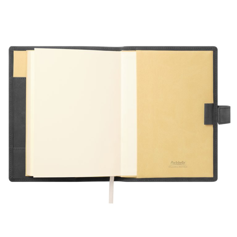 Ежедневник-портфолио Роял (Royal NEO) недатированный в подарочной коробке, черный — изображение 9