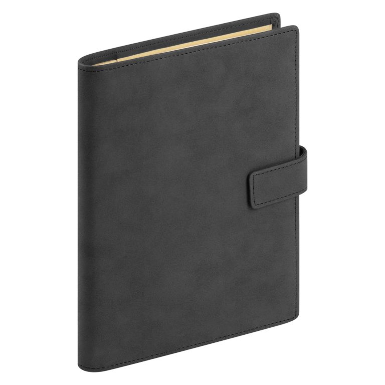 Ежедневник-портфолио Роял (Royal NEO) недатированный в подарочной коробке, черный — изображение 5