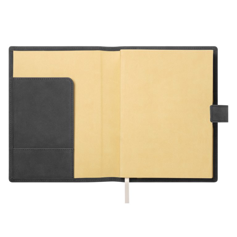 Ежедневник-портфолио Роял (Royal NEO) недатированный в подарочной коробке, черный — изображение 7