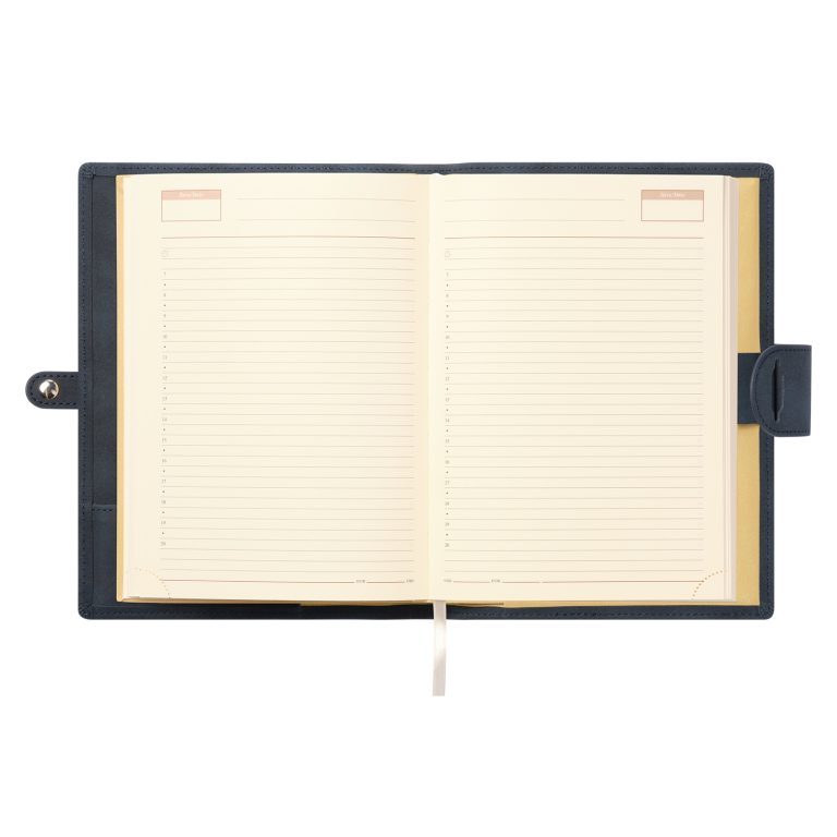 Ежедневник-портфолио Пассаж (Passage NEO) недатированный в подарочной коробке, синий — изображение 8