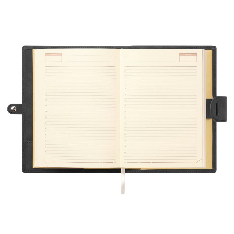 Ежедневник-портфолио Пассаж (Passage NEO) недатированный в подарочной коробке, черный — изображение 8