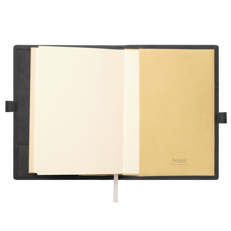 Ежедневник-портфолио Клип (Clip NEO) недатированный в подарочной коробке, черный (в комплекте ручка Tesoro серебро) — изображение 9