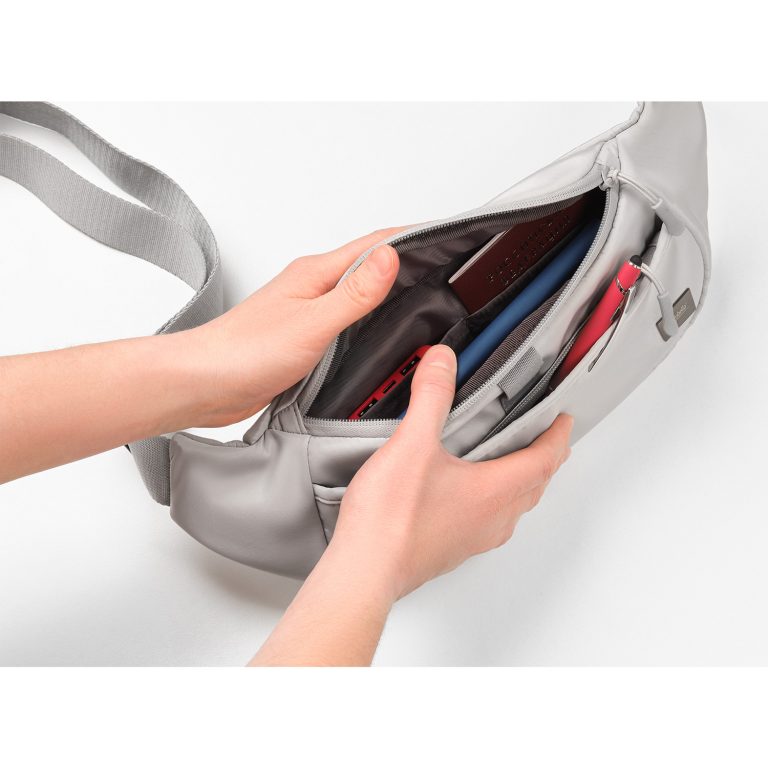 Поясная сумка Бостон (Boston), серый — изображение 4