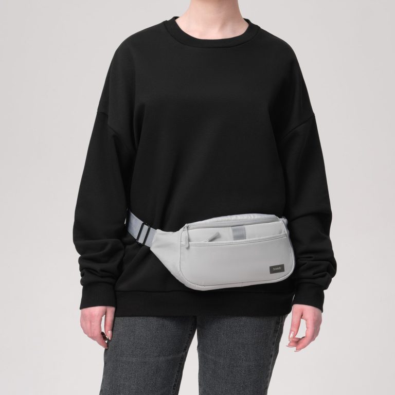 Поясная сумка Бостон (Boston), серый — изображение 6