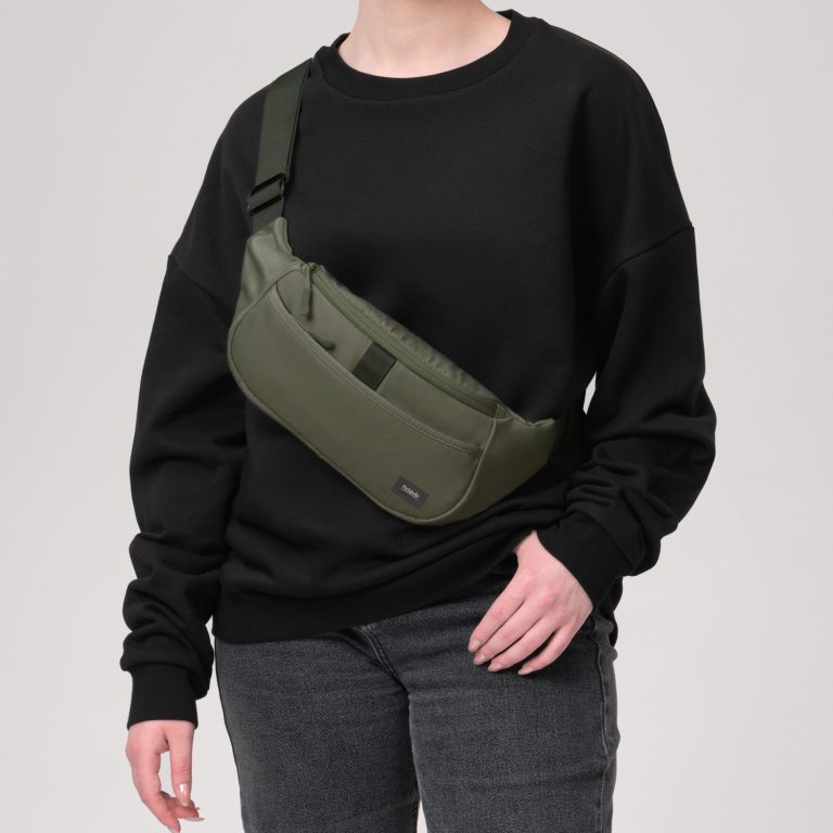 Поясная сумка Бостон (Boston), зеленый — изображение 5
