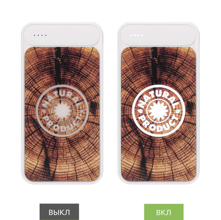 Внешний аккумулятор Старлайт Плюс НЕО (Starlight Plus NEO) 10000 mAh, белый — изображение 3