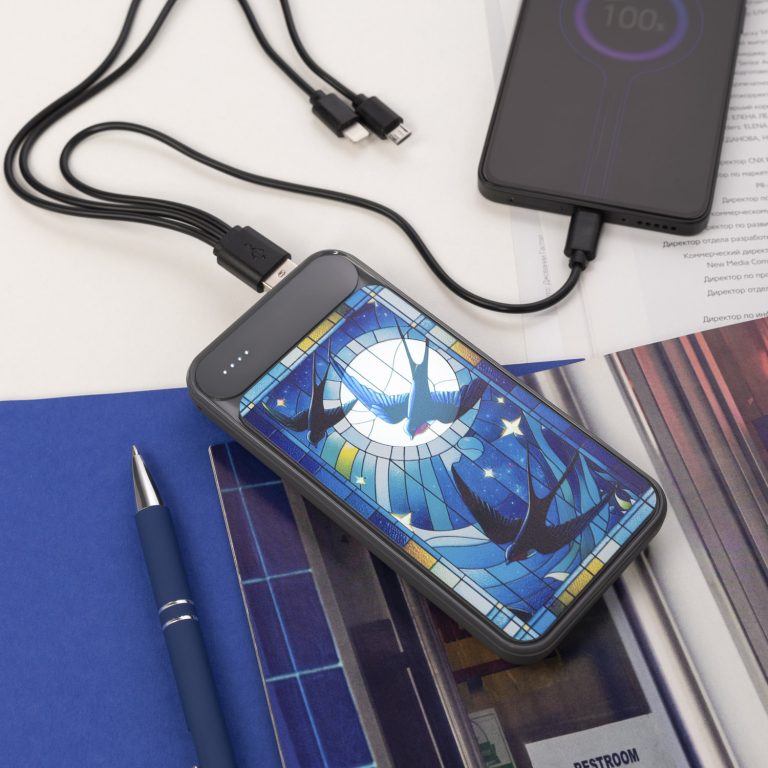 Внешний аккумулятор Старлайт Плюс НЕО (Starlight Plus NEO) 10000 mAh, серый — изображение 9