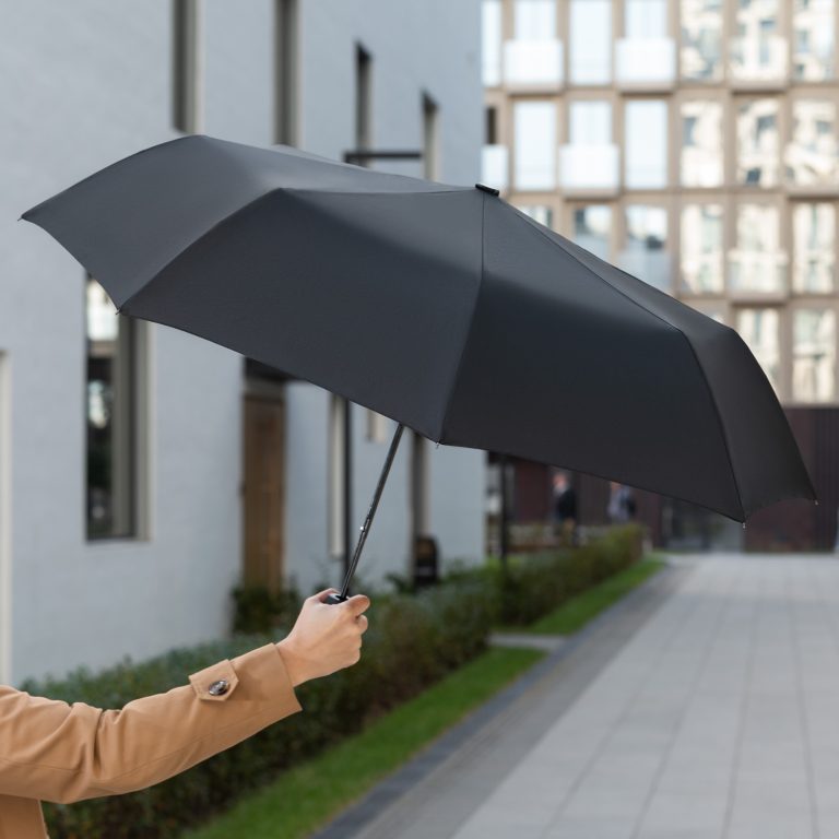 Зонт складной Атланта (Atlanta), черный — изображение 9