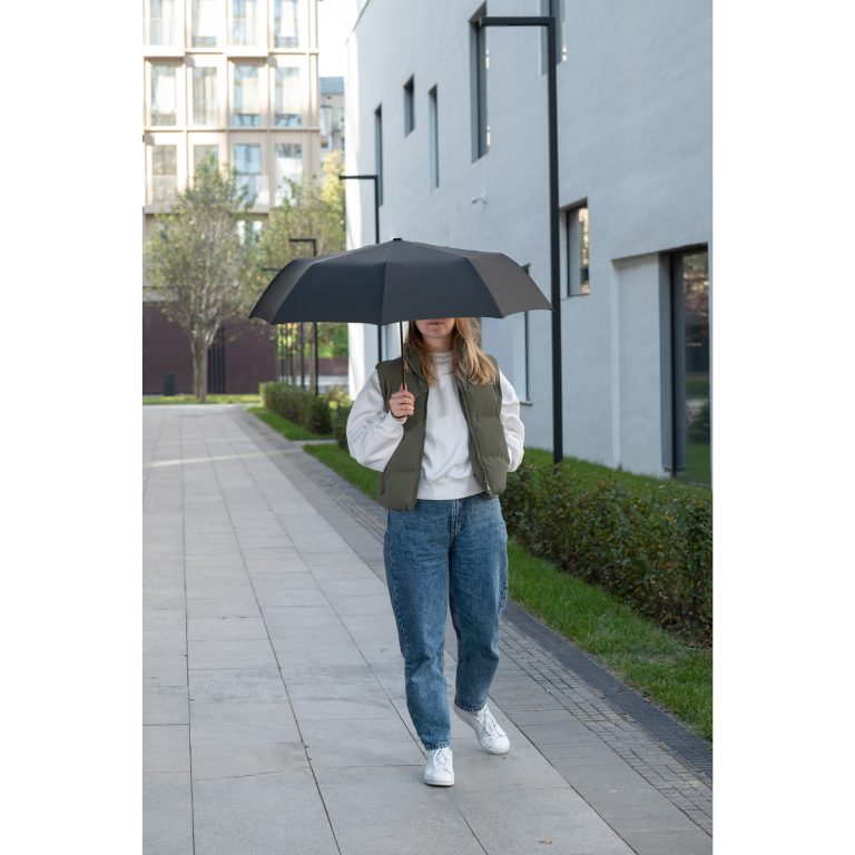 Зонт складной Атланта (Atlanta), черный — изображение 8