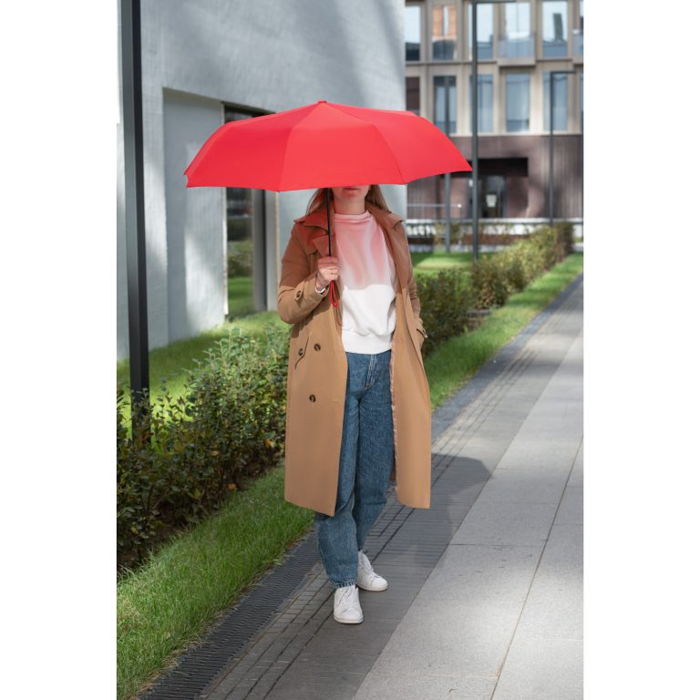 Зонт складной Атланта (Atlanta), красный — изображение 8