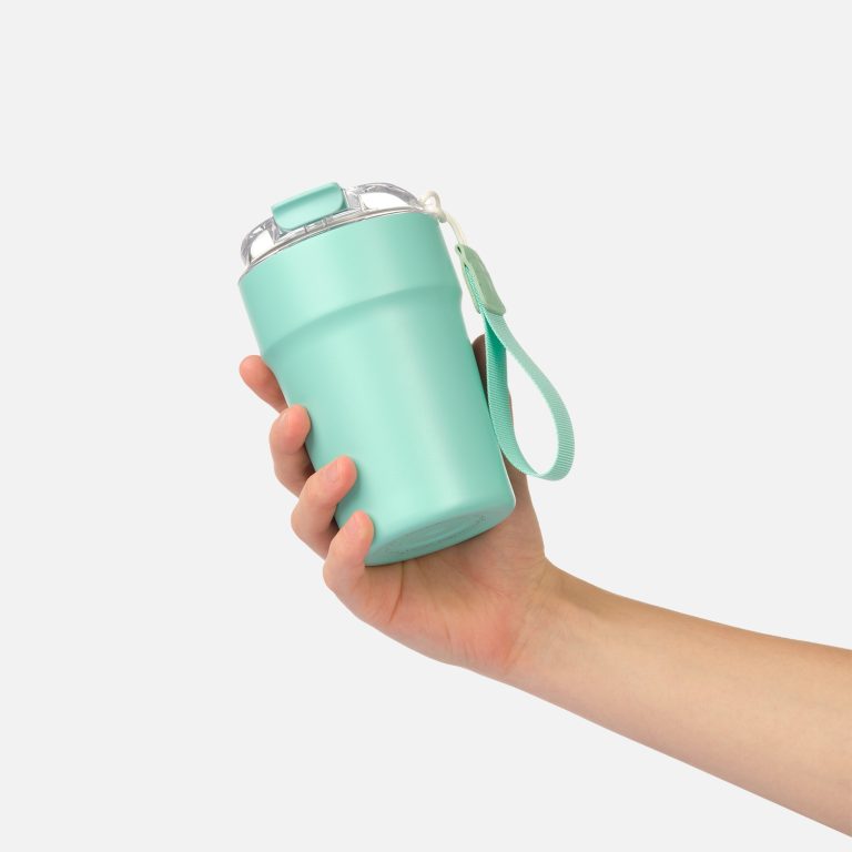 Термокружка вакуумная Монако (Monaco), аква — изображение 8