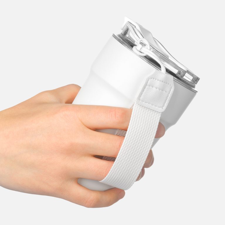 Термокружка вакуумная Монако (Monaco), белая — изображение 9