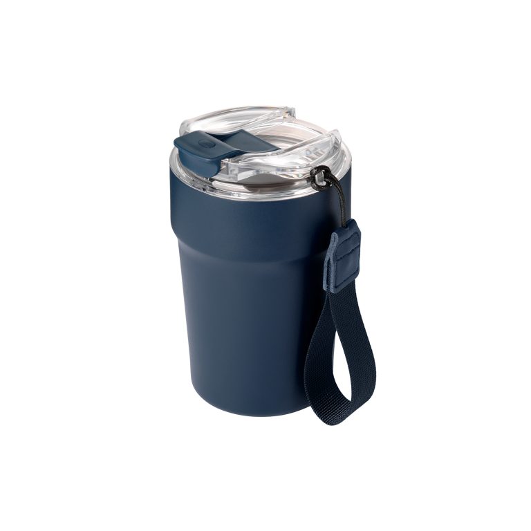 Термокружка вакуумная Монако (Monaco), синяя — изображение 2