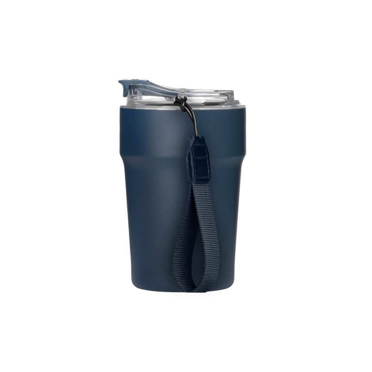 Термокружка вакуумная Монако (Monaco), синяя — изображение 4