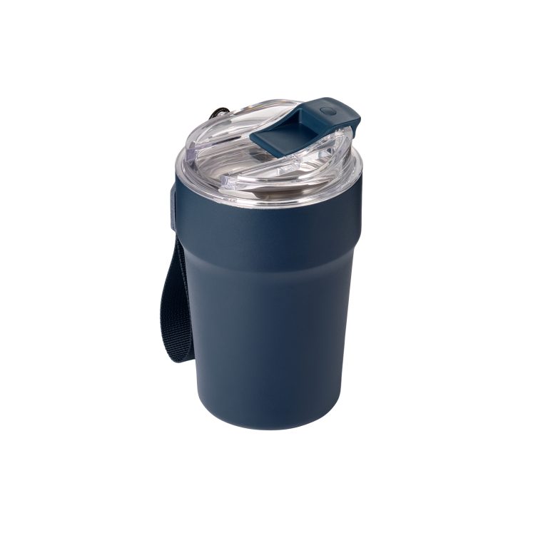 Термокружка вакуумная Монако (Monaco), синяя — изображение 6