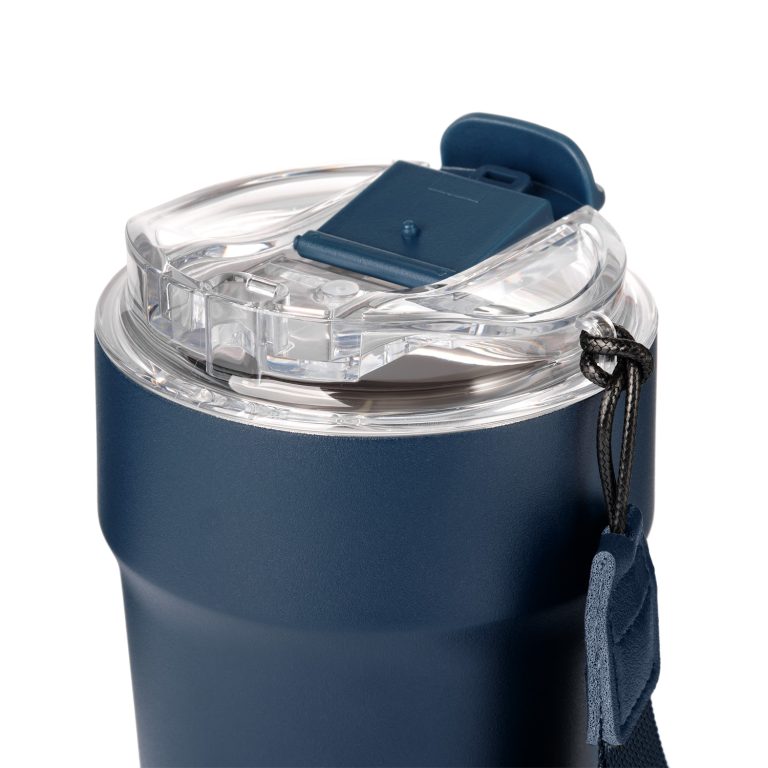 Термокружка вакуумная Монако (Monaco), синяя — изображение 7