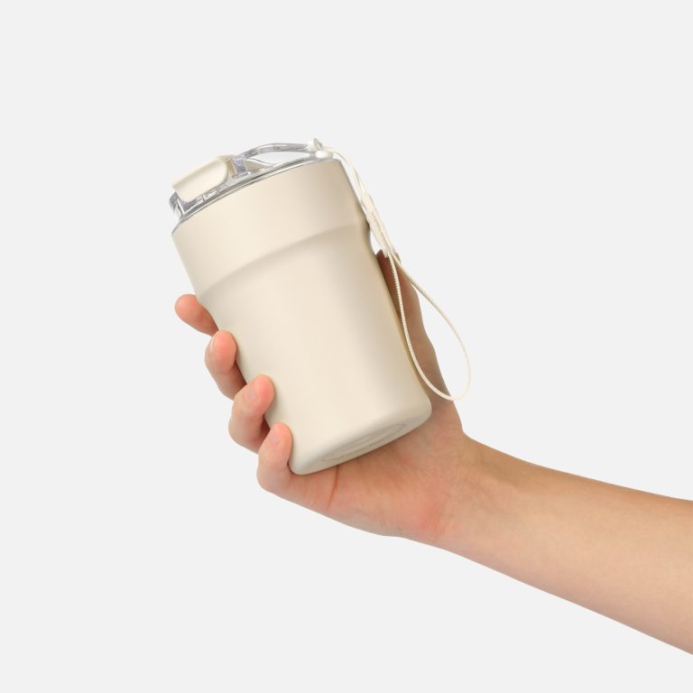 Термокружка вакуумная Монако (Monaco), бежевый — изображение 8