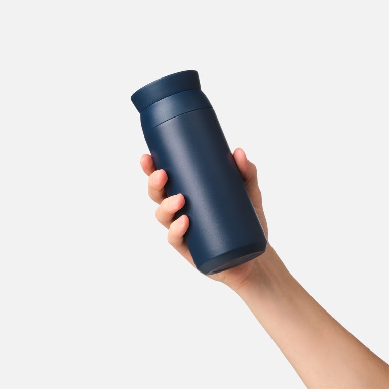 Термобутылка вакуумная герметичная Грейс (Grace), синяя — изображение 10