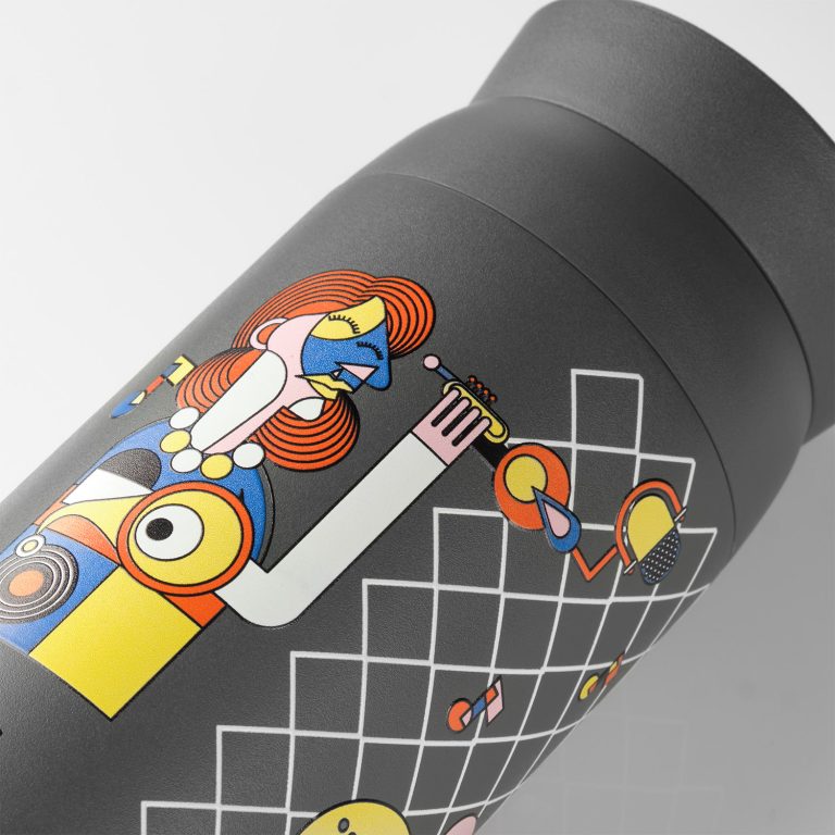 Термобутылка вакуумная герметичная Грейс (Grace), серая — изображение 9