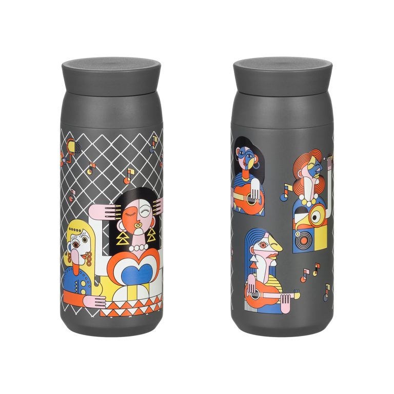 Термобутылка вакуумная герметичная Грейс (Grace), серая — изображение 8