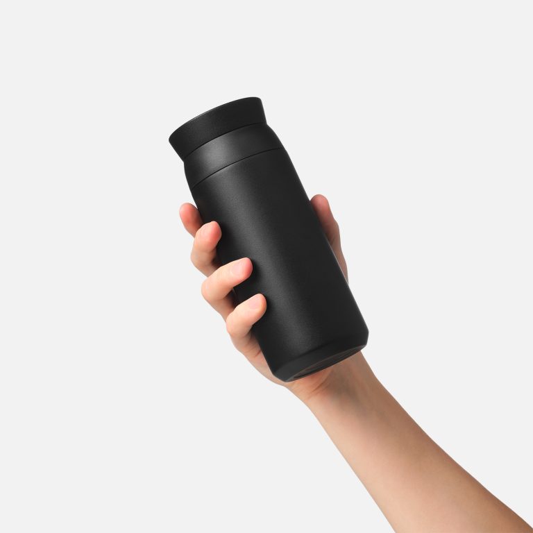 Термобутылка вакуумная герметичная Грейс (Grace), черная — изображение 6