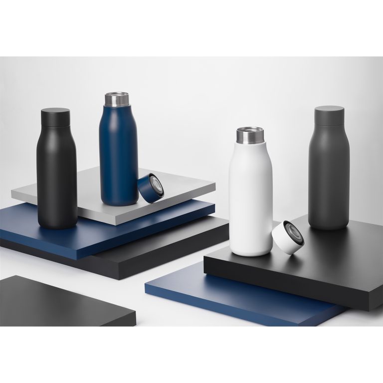 Термобутылка вакуумная герметичная Севилла (Sevilla), черная — изображение 9