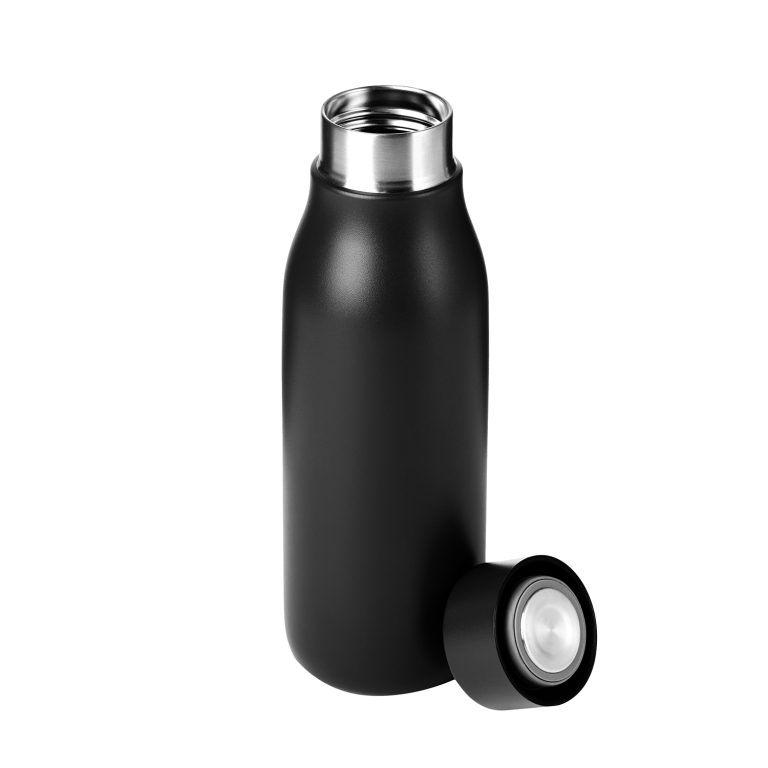Термобутылка вакуумная герметичная Севилла (Sevilla), черная — изображение 3